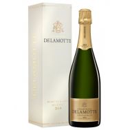 Шампанское Деламотте Блан де Блан 2014 0.75 л в подарочной упаковке